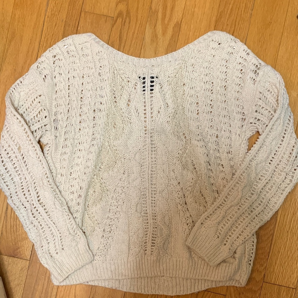 H&M Cable Knit Preppy chunky oversized Sweater
